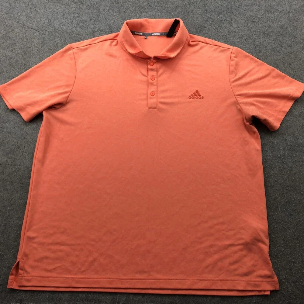 Adidas Polo Shirt Mens XL Golf Athletic Performance Short Sleeve Lightweight - Picture 4 of 9